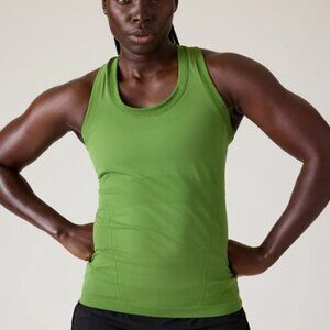 Athleta Magenta Pink Workout Momentum Seamless Tank, Small